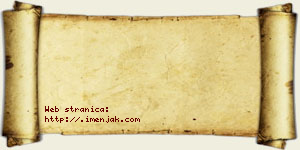 Danica Perunović vizit kartica